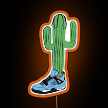 Charger l&#39;image dans la galerie, Hip Hop Cactus La Flame RGB neon sign orange
