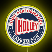 Charger l&#39;image dans la galerie, Holley High Performance Carburetion RGB neon sign yellow