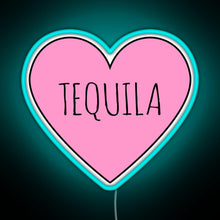Charger l&#39;image dans la galerie, I Love Tequila RGB neon sign lightblue 
