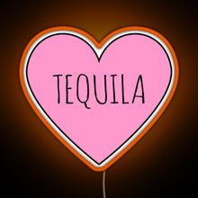 Charger l&#39;image dans la galerie, I Love Tequila RGB neon sign orange