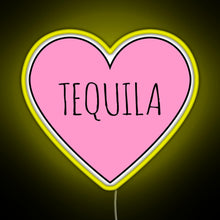 Charger l&#39;image dans la galerie, I Love Tequila RGB neon sign yellow