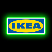 Charger l&#39;image dans la galerie, IKEA logo neon sign