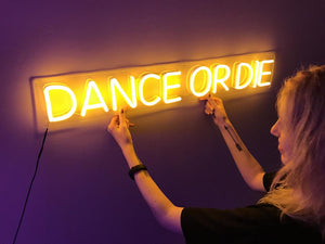 Dance or die sign Custom