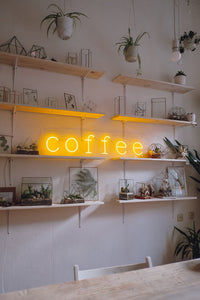 Coffee wall sign