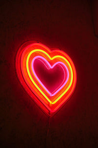heart neon flex wall