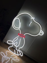 Charger l&#39;image dans la galerie, Snoopy custom led wall sign