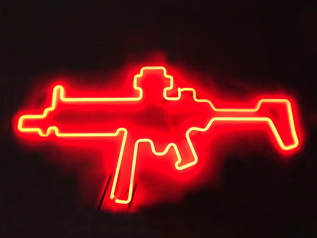 Neon Sign AK-47 Kalashnikov