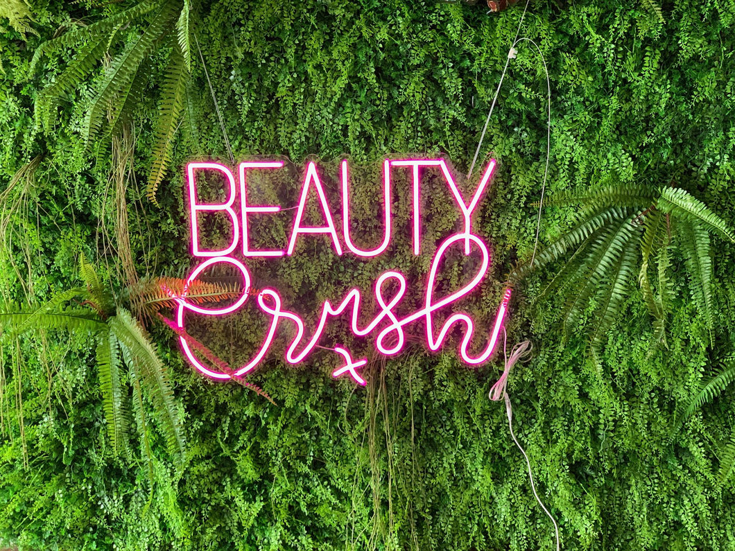 Beauty crush Neon Sign. Girls neon sign