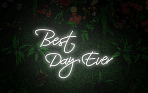 led neon sign "best"for home,party,wedding