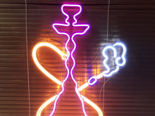 Charger l&#39;image dans la galerie, Hookah - LED Neon Sign. Party Neon Sign Flex Led Neon Light Led Custom Neon Sign Home Room Department Wall Hangings Decor Lighting
