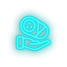 Charger l&#39;image dans la galerie, ice_blue infant hold family children newborn hand child kid baby led neon factory