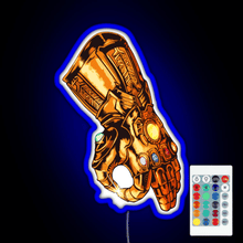 Charger l&#39;image dans la galerie, Infinity Gauntlet Circle Game RGB neon sign remote