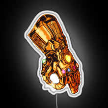 Charger l&#39;image dans la galerie, Infinity Gauntlet Circle Game RGB neon sign white 