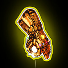 Charger l&#39;image dans la galerie, Infinity Gauntlet Circle Game RGB neon sign yellow