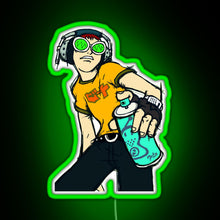 Charger l&#39;image dans la galerie, Jet set radio beat RGB neon sign green