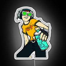 Charger l&#39;image dans la galerie, Jet set radio beat RGB neon sign white 