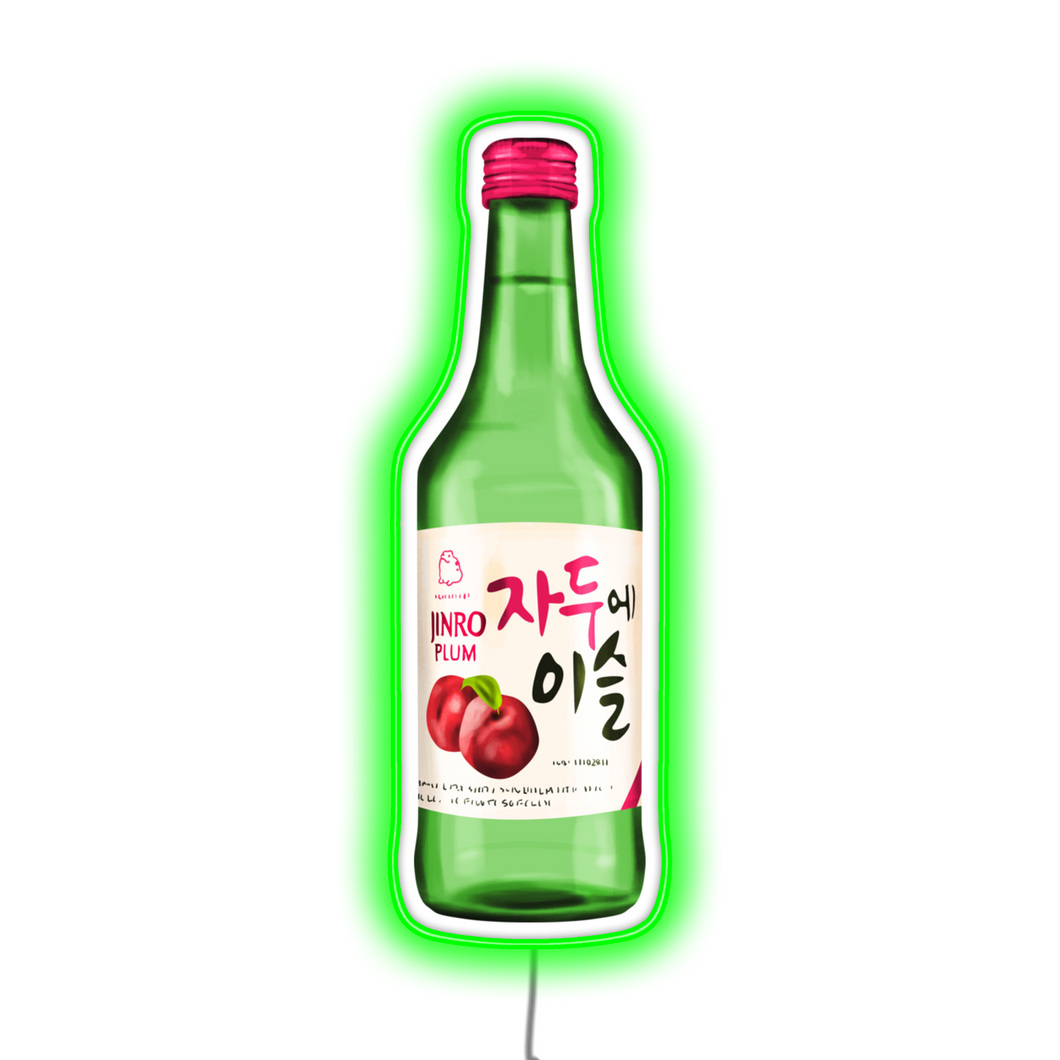 Soju Bottle Neon Sign