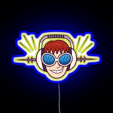 Charger l&#39;image dans la galerie, JSRF Beat RGB neon sign blue