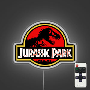  Jurassic Park neon sign