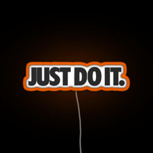 Charger l&#39;image dans la galerie, just do it RGB neon sign orange