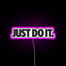 Charger l&#39;image dans la galerie, just do it RGB neon sign  pink