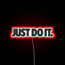 Charger l&#39;image dans la galerie, just do it RGB neon sign red