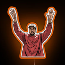 Charger l&#39;image dans la galerie, Kanye West RGB neon sign orange