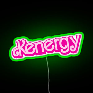 Kenergy RGB neon sign green