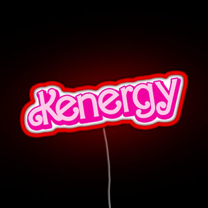 Kenergy RGB neon sign red