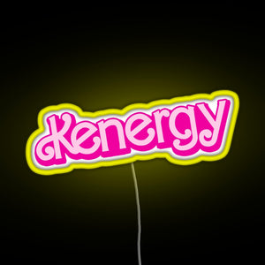 Kenergy RGB neon sign yellow