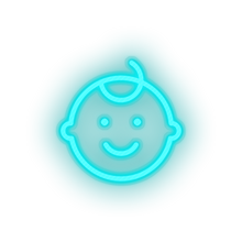 Charger l&#39;image dans la galerie, ice_blue kid infant boy family child baby children led neon factory