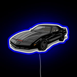 Knight Rider KITT Car RGB neon sign blue