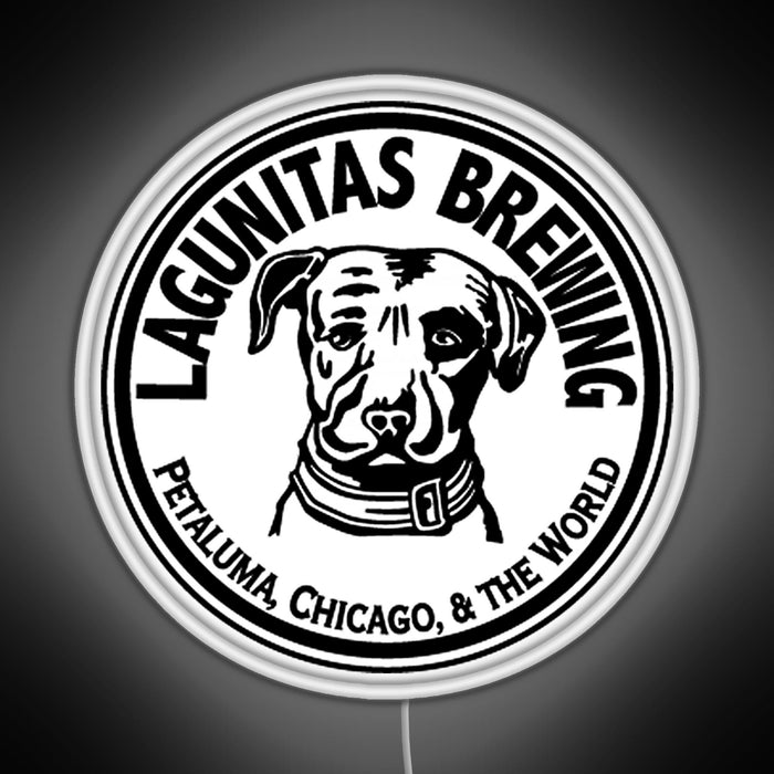 Lagunitas Craft Beer RGB neon sign white 