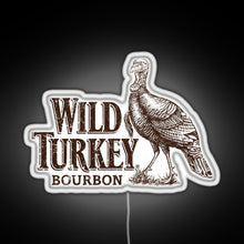 Charger l&#39;image dans la galerie, Lawrenceburg Wild Turkey Bourbon RGB neon sign white 