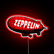 Charger l&#39;image dans la galerie, Led Zepelin Vintage VMsTp RGB neon sign red