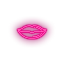 Charger l&#39;image dans la galerie, pink lips led kiss lips love mouth relationship romance valentine day neon factory