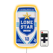 Charger l&#39;image dans la galerie, Lone Star Light Can Bar Neon Sign