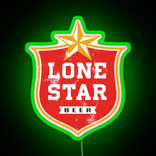 Charger l&#39;image dans la galerie, Lone Star RGB neon sign green