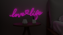 Charger l&#39;image dans la galerie, love life neon sign
