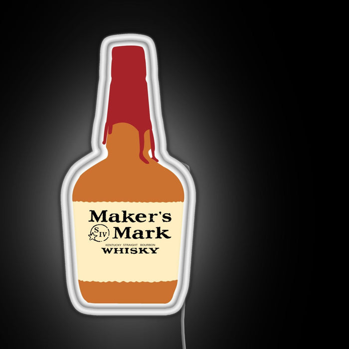 Maker s Mark Bourbon RGB neon sign white 