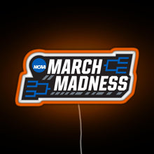 Charger l&#39;image dans la galerie, March Madness RGB neon sign orange