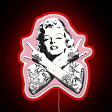Charger l&#39;image dans la galerie, Marilyn Monroe RGB neon sign red