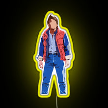 Charger l&#39;image dans la galerie, Marty Mcfly RGB neon sign yellow