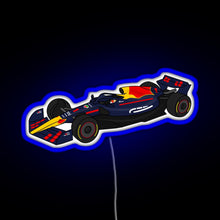 Charger l&#39;image dans la galerie, Max Verstappen 1 RedBull Formula One Race Car RGB neon sign blue