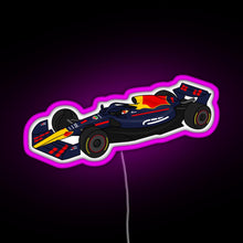 Charger l&#39;image dans la galerie, Max Verstappen 1 RedBull Formula One Race Car RGB neon sign  pink