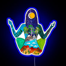 Charger l&#39;image dans la galerie, Meditation Time RGB neon sign blue