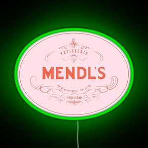 Mendl s Patisserie RGB neon sign green