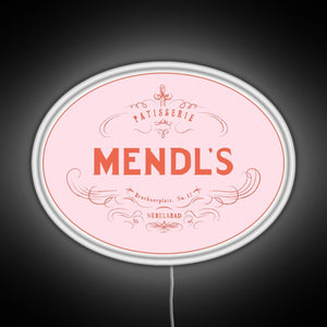 Mendl s Patisserie RGB neon sign white 