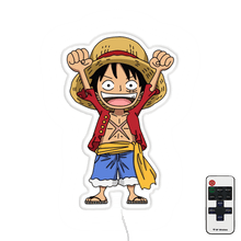 Charger l&#39;image dans la galerie, Luffy plate poste led wall