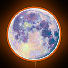 Charger l&#39;image dans la galerie, Moon RGB neon sign orange